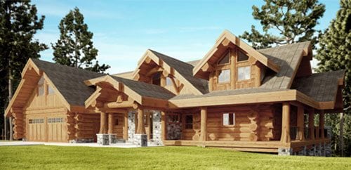 Log Homes & Cabins Floor Plans BC, Canada