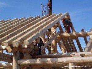 Joinery Roof | Pioneer Log Homes of BC