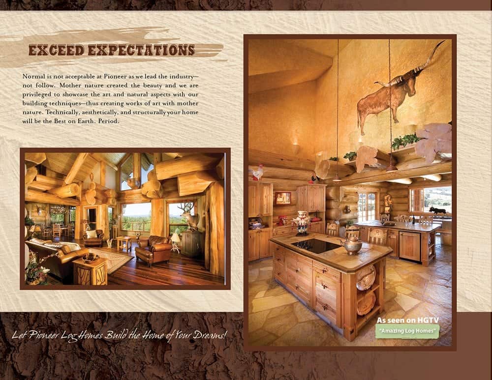 Company Brochure | Log Home And Log Cabin Builders | Pioneer Log Homes