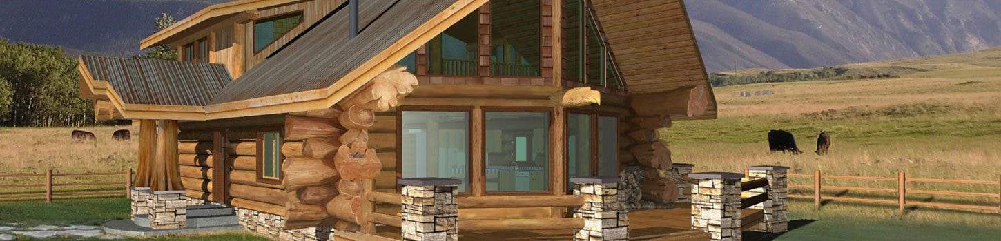 Loveland 2042 SF Pioneer Log Homes Of BC   Header Loveland 