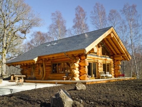 Caledonian Cabins – Invergarry, UK | Pioneer Log Homes of BC