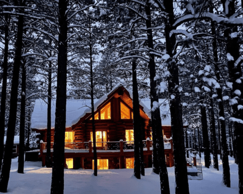 Log Cabin in the Pines | Pioneer Log Homes of BC